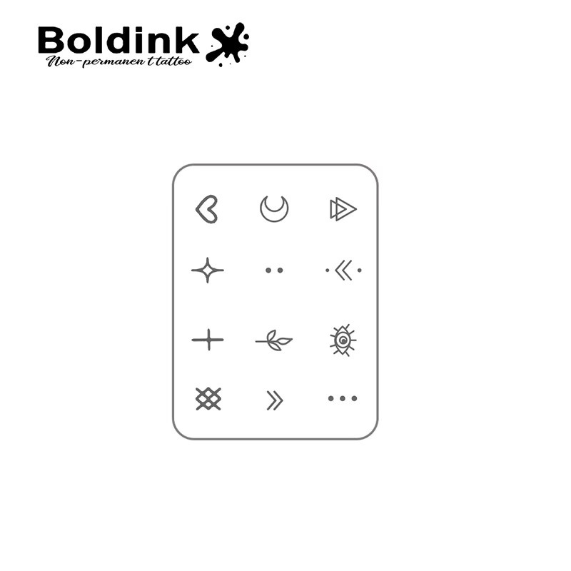 Boldink Finger Temporary Tattoo, wasserfest, semi-permanent - Bild 3