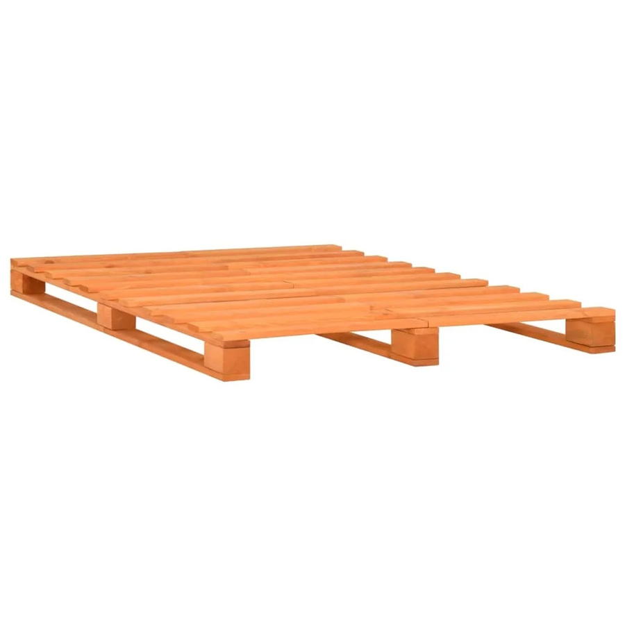 vidaXL Palettenbett aus Kiefer Massivholz in Braun, B/T: 180 x 200 cm - Bild 2
