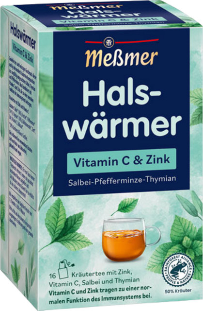 Meßmer Kräutertee Salbei Pfefferminze Thymian, Teebeutel, 32g - Bild 1