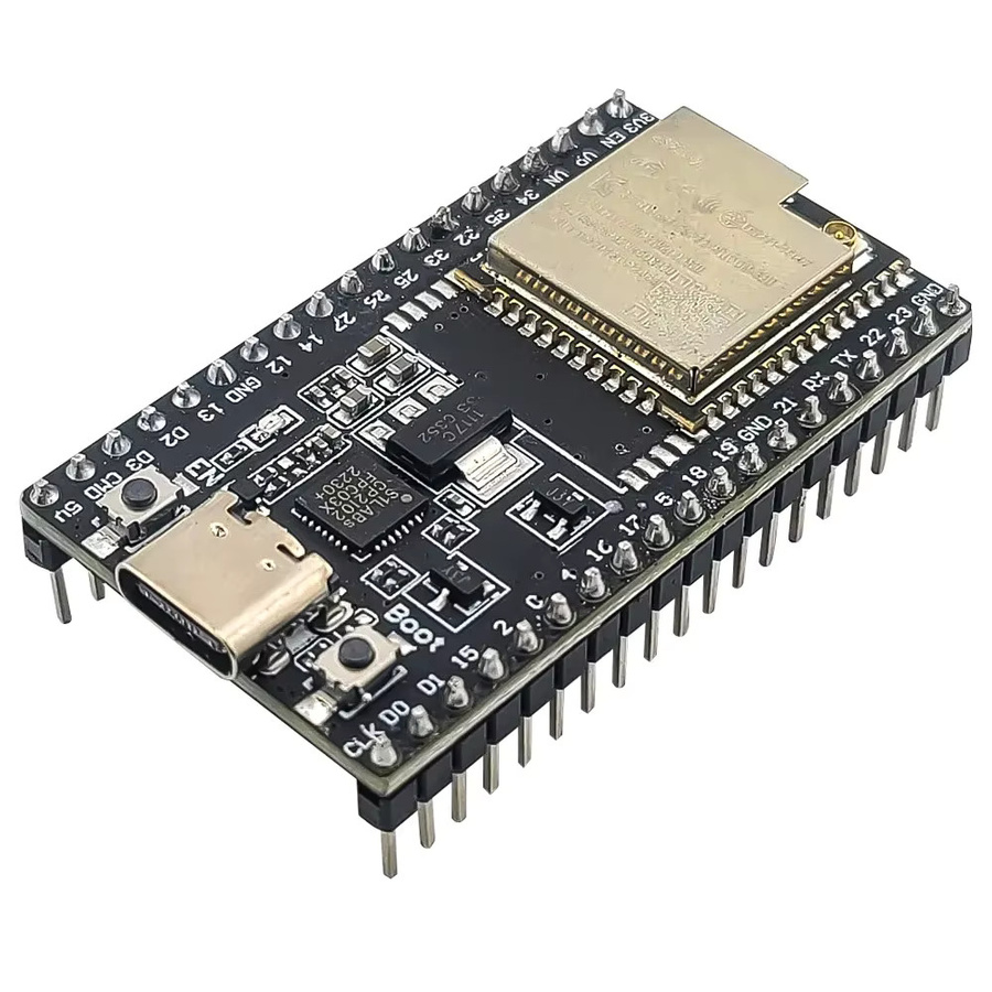 ESP32-Entwicklungsboard Kit mit Port-Erweiterungsboard, ESP32-32U BT WLAN-Modul, Typ-C Anschluss, 38PIN, CP2102, Schwarz - Bild 3