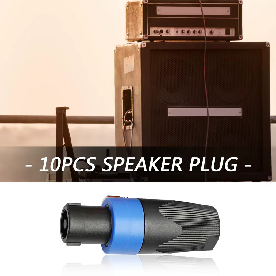2/10x 4-polige Audio-Lautsprecherstecker Zubehör für Neutrik Speakon nl4fc - Bild 4
