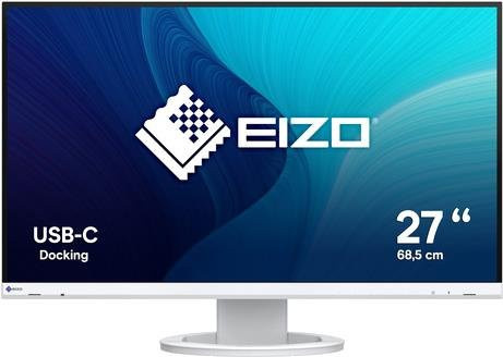 EIZO FlexScan EV2720S-WT LED-Monitor, 27 Zoll, WQHD, IPS, Weiß, USB-C, HDMI, DisplayPort - Bild 1