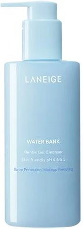 Laneige Water Bank Gentle Gel Cleanser, 250 ml, für trockene und empfindliche Haut - Bild 1