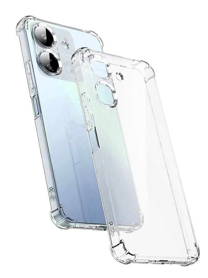 Honor X7c 4G Transparente TPU-Softhülle Stoßfeste Ultradünne Schutzhülle in Transparent - Bild 5