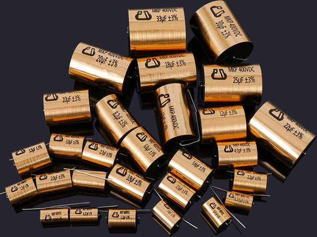 AEAK MKP-Vollbereichskapazität Audiokondensator aus metallisiertem Polypropylen in Gold - Bild 1