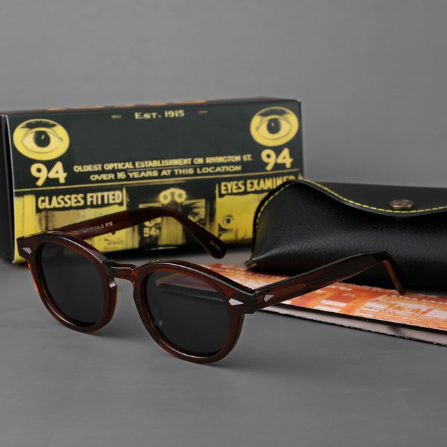 Lemtosh Sonnenbrille, Unisex, Vollrand, Acetat, braun, polarisiert - Bild 1