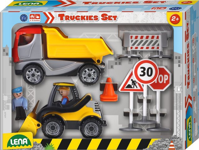 LENA Truckies Set Baustelle, Fahrzeuge, ab 2 Jahren - Bild 1