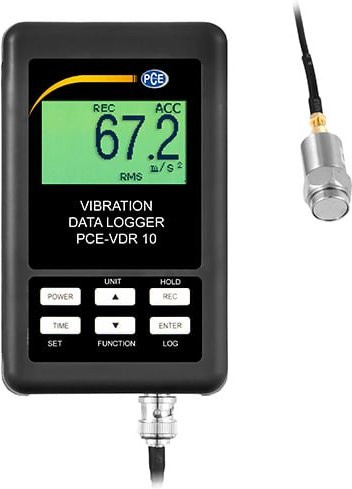 PCE Instruments Vibrations-Datenlogger PCE-VDR 10 in Schwarz - Bild 1