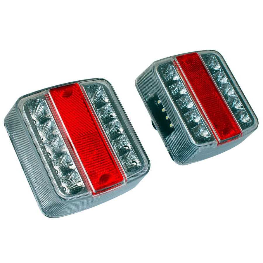 Las LED Rückleuchten Set für PKW Anhänger in Rot - Bild 2