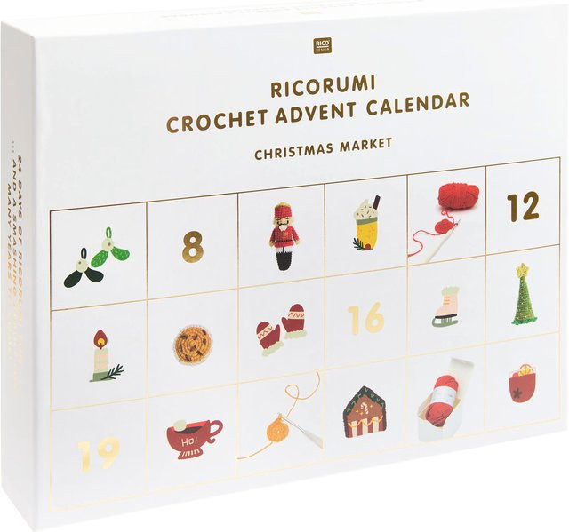 Rico Design Ricorumi Adventskalender Weihnachtsmarkt, Plüsch / Textil - Bild 1