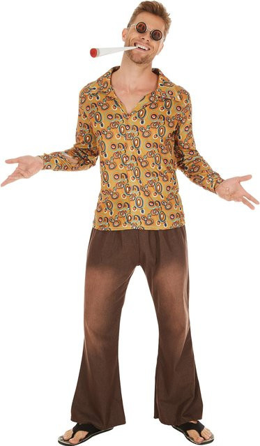tectake Herrenkostüm Hippie John - Bild 1