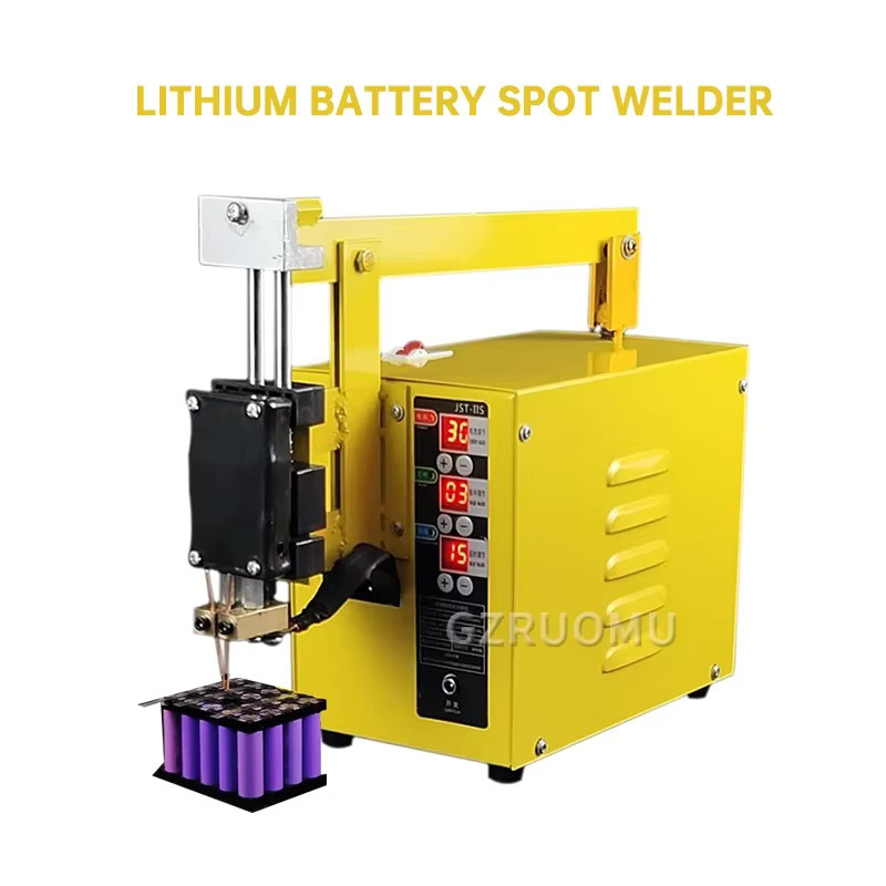 JST-VI Punktschweißgerät mit 3 kW Leistung für 18650 Lithium-Batterien in Gelb - Bild 2