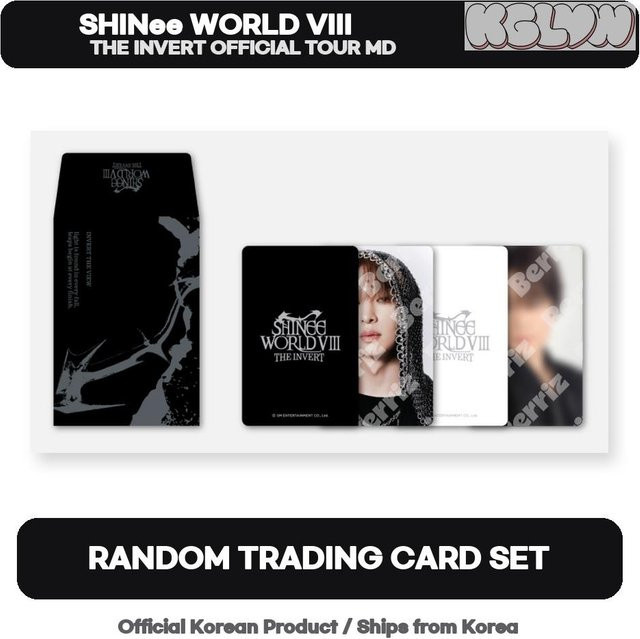 SHINee WORLD VIII THE INVERT Trading Card Set, Grau - Bild 1