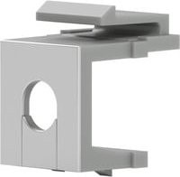 Ubiquiti Keystone-Blindeinsatz mit Durchgang, 12er-Pack, grau - Bild 1