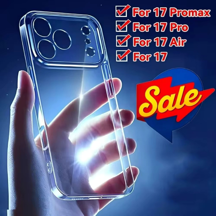 Apple Stoßfeste TPU-Telefonhülle für iPhone 17, iPhone 17 Air und iPhone 17 ProMax in Transparent - Bild 4