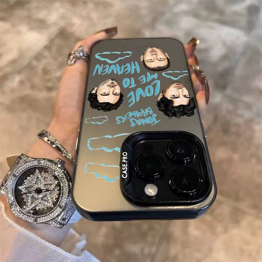 Jonas Brothers Handyhülle für Apple iPhone 16, 15, 14, 13, 12, 11 Pro Max Plus in Multicolor aus weichem TPU - Bild 2