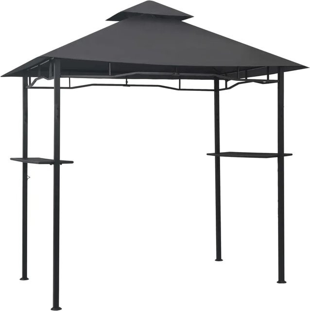 vidaXL BBQ-Pavillon aus Stahl in Anthrazit B/T/H: 240 x 150 x 255 cm - Bild 1