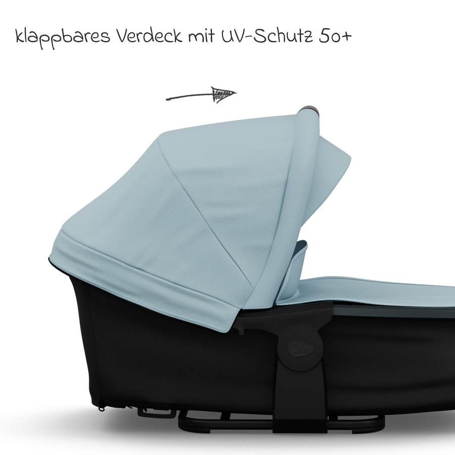 TFK Kombi-Einheit Wanne und Sitz für Mono 3/4 und Pro in Blau und Schwarz - Bild 3