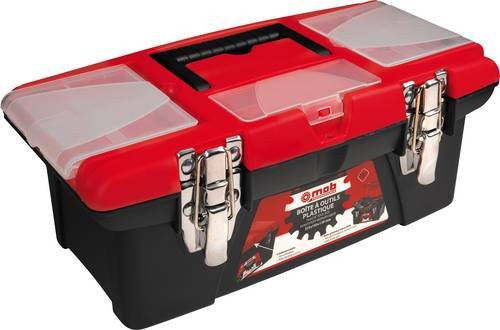 Peddinghaus Werkzeugbox mit Einsätzen aus Metall und Kunststoff in Rot - Bild 1
