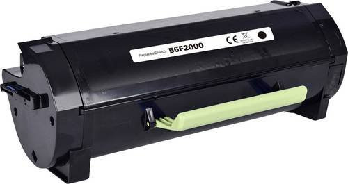 Renkforce Toner Cartridge Schwarz kompatibel mit Lexmark 56F2000 für Laserdrucker mit 6000 Seiten Reichweite - Bild 1