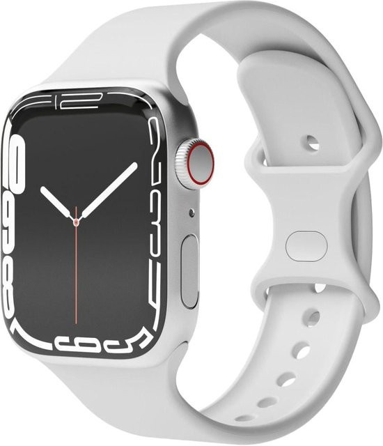 Vonmählen Uhrenarmband Silikon, Light Gray, Unisex, Apple Watch 44mm 45mm 46mm 49mm - Bild 1