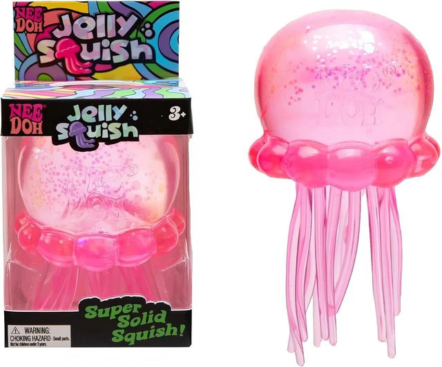 NeeDoh Quallen & Würfel Knetspielzeug, Weiches Gelee, Stressabbau Fidget, Sensorisches Spielzeug - Bild 1