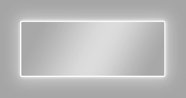 TALOS LED-Badspiegel in Aluminium Silver, B/H: 180 x 70 cm - Bild 1