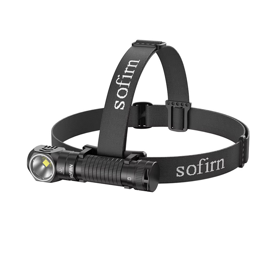 Sofirn HS45 Magnetische Stirnlampe mit Kühlventilator, 3200 Lumen, Wasserdicht, Schwarz, Verstellbar, USB-C aufladbar mit 21700 Akku - Bild 2