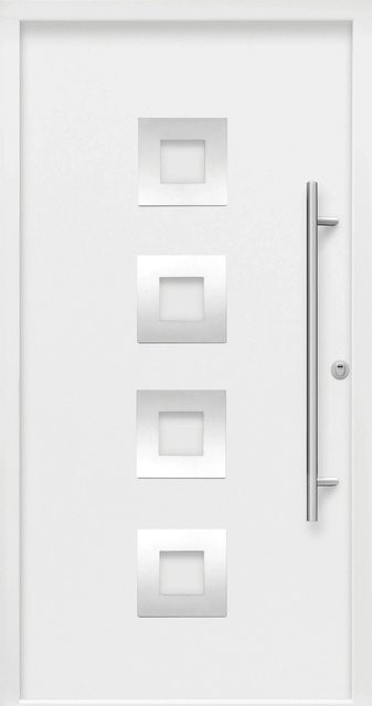 Splendoor Sicherheits-Haustür ThermoSpace Prime Wien RC2 in Weiß mit Glaseinsatz, B/H: 110 x 210 cm, Anschlag Rechts - Bild 1