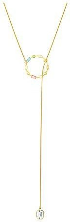 Swarovski Y-Halskette, Gold, Kristall, Damen - Bild 1