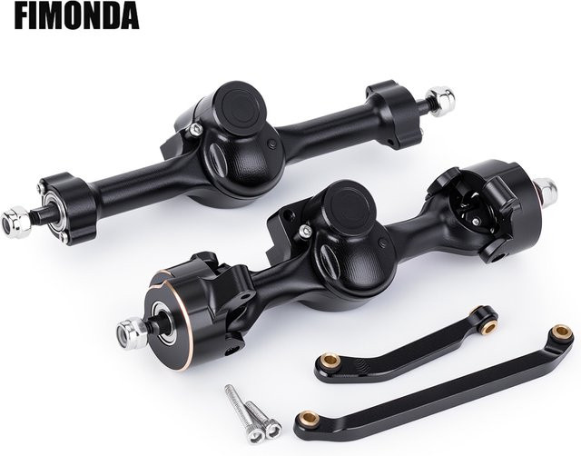 Fimonda CNC-Aluminium-Vorder- und Hinterachse mit Messinggelenken, 1:30, Zubehör - Bild 1