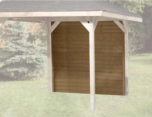WEKA Wandelement für Gartenlaube Paradies aus Holz in Beige, Höhe: 210,0 cm, Breite: 94,0 cm - Bild 1