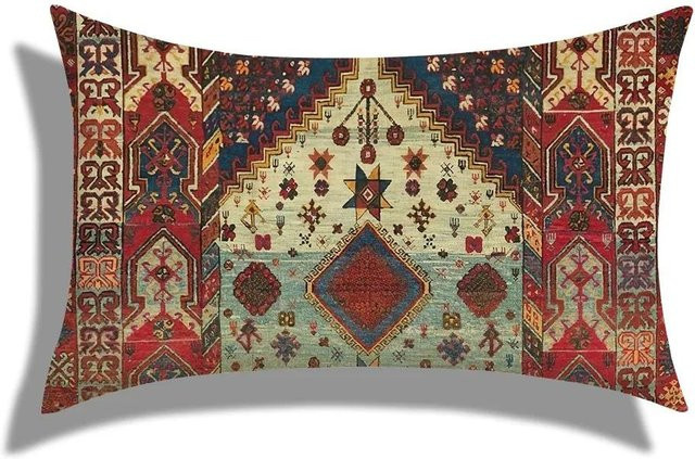 JMG Clothing Kissenbezug im marokkanischen Stil, rechteckig, Mehrfarbig, B/H: 60 x 40 cm - Bild 1