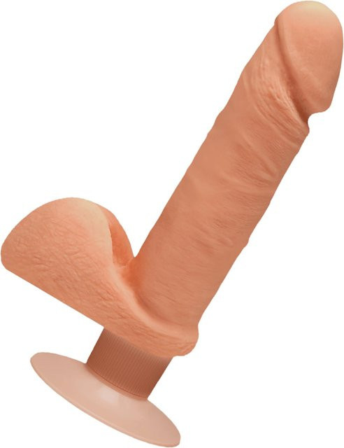 Doc Johnson The D Vibrating D-Shape Vibrator, Farbe: Beige, Länge: 18 cm - Bild 1