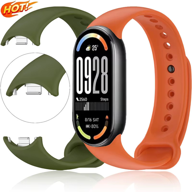 Xiaomi Uhrenarmband Silikon, Mi Band 10 9 8, Unisex - Bild 4