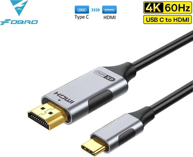 Huawei USB-C auf HDMI Adapter Kabel für 4K 60Hz HDTV Konverter für MacBook Pro, Laptop und Tablet - Bild 1