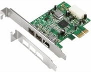 Dawicontrol DC-FW800 PCIe Netzwerkkarte in Grün - Bild 1