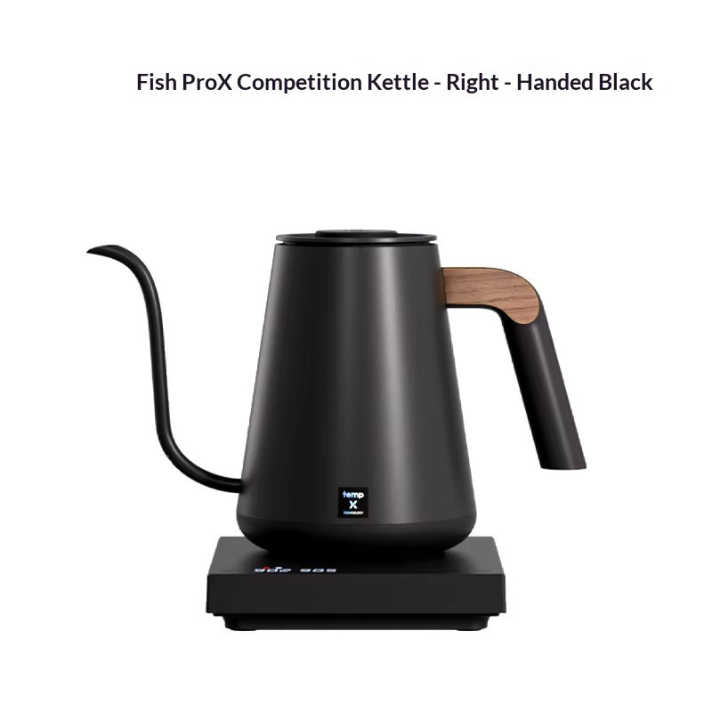 Timemore Fish Pro-X Elektrischer Schwanenhals-Wasserkocher aus Edelstahl mit Temperaturregelung, 0,9 l, Silber/Schwarz - Bild 7
