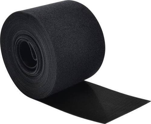 Quadrios 25CA513 Klettband zum Bündeln in Schwarz als Meterware - Bild 1