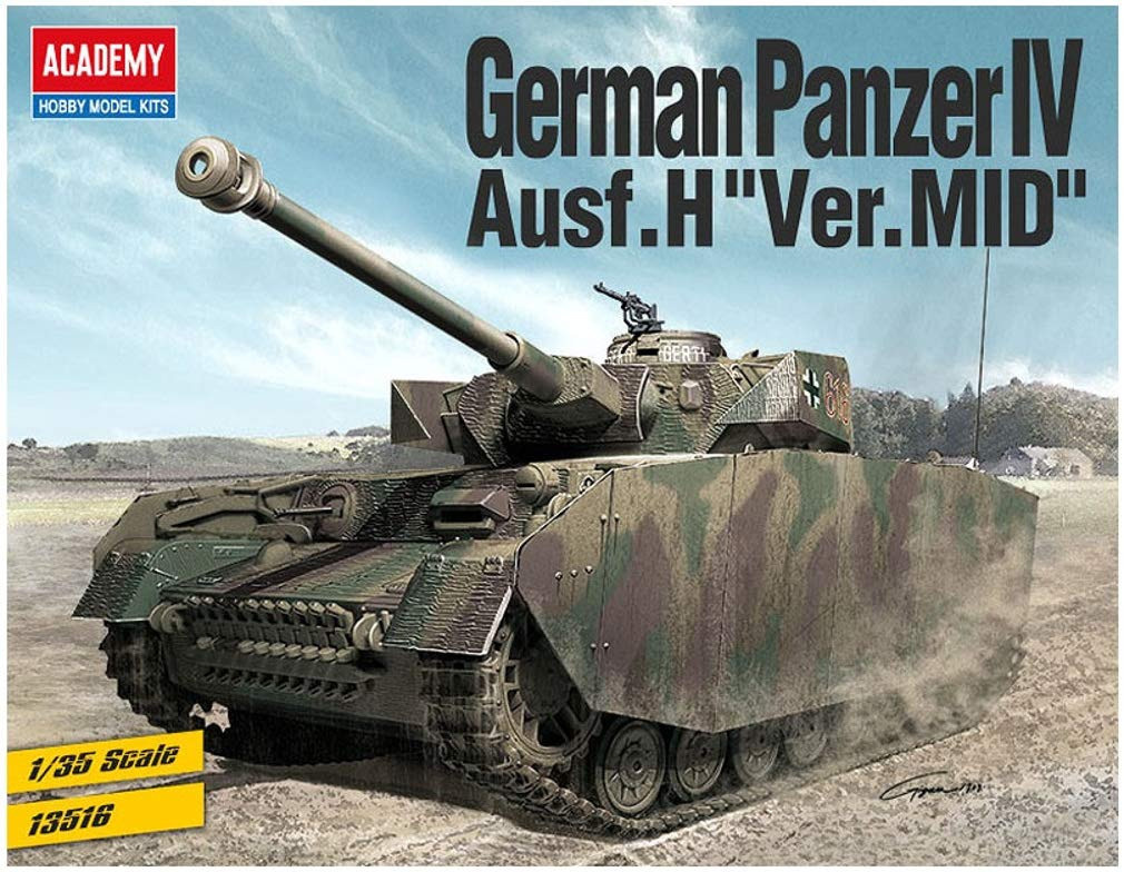 Academy Panzer IV Ausf. H Modellbausatz 1:35 Kunststoffmodellbausatz - Bild 5