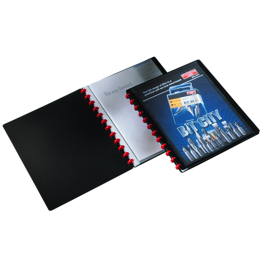 Durable Sichtbuch DURALOOK EASY PLUS für DIN A4, 2 Stück, Schwarz, mit 20 Sichthüllen - Bild 1