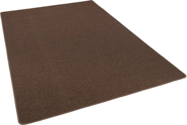 Snapstyle Feinschlingen Velour Teppich Strong Braun B: 200 cm, T: 300 cm - Bild 1