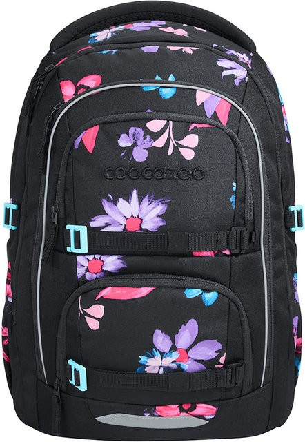 Coocazoo Schulrucksack PORTER Floral Artnight in Schwarz und Multicolour - Bild 1