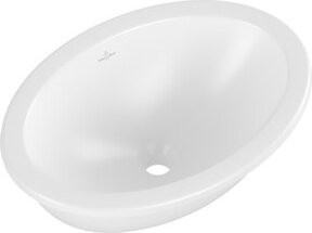 Villeroy & Boch Unterbauwaschbecken Loop & Friends oval in Weiß mit Überlauf, B: 48,5 cm, T: 32,5 cm - Bild 1