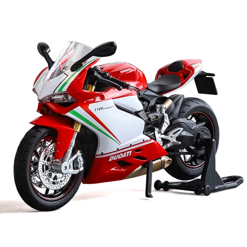 MAKEDA V4S Motorradmodell, Maßstab 1:12, mit Licht und Sound, Metall und Gummi - Bild 6