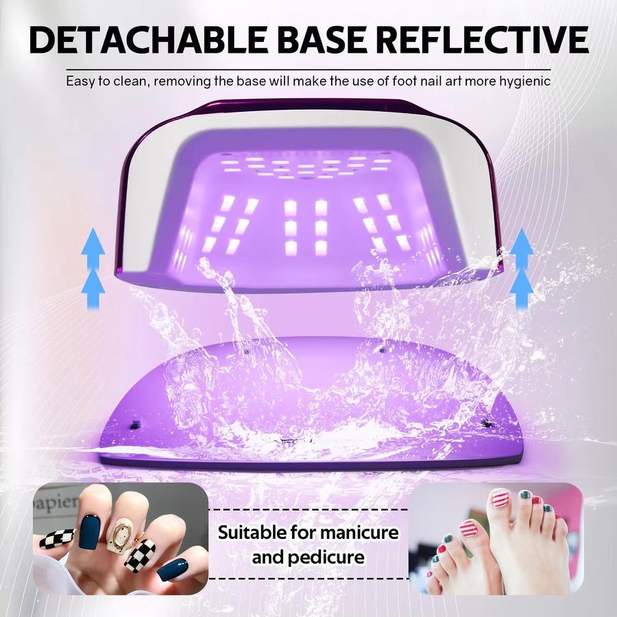 DianaBeauty Nageltrockner, 48 LEDs, wiederaufladbar, LCD-Touchscreen - Bild 3