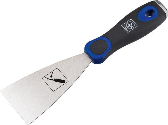 LUX-TOOLS Malerspachtel Flexibel mit Stahlklinge und rutschfestem Griff, Breite: 6 cm - Bild 1