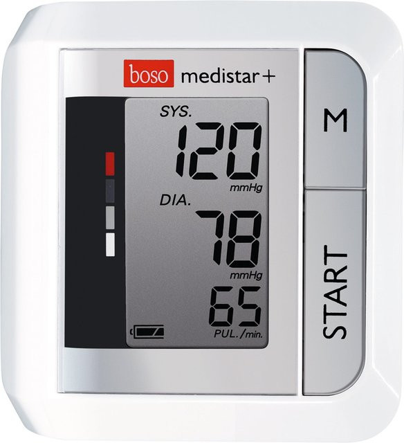 Boso Medistar Plus Handgelenk-Blutdruckmessgerät in Silber und Weiß - Bild 1