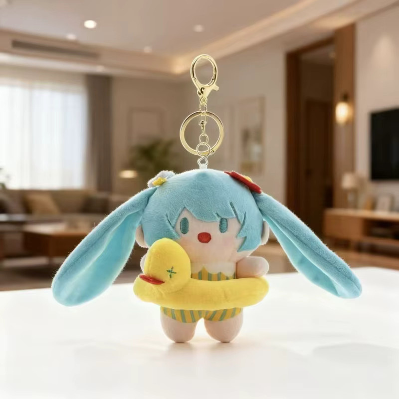 Hatsune Miku Schlüsselanhänger, Schwimm-Posen-Puppe, Plüsch / Textil - Bild 3