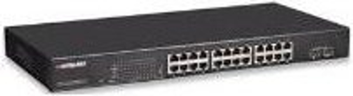Intellinet PoE Web-Managed Gigabit Ethernet Switch mit 24 x 10/100/1000 PoE+ Ports und 2 x SFP in Schwarz - Bild 2